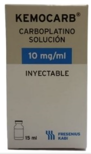 KEMOCARB Sol. Iny. c/1 FCO. AMP. 15 ML. 10 MG/1 ML.