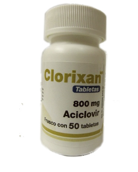 CLORIXAN c/50 TABS. 800 MG.