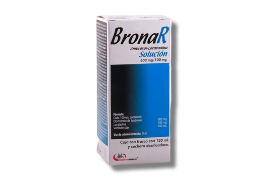 BRONAR SOLUCIÓN Fco. 120 ML. 600-100 MG/100 ML.