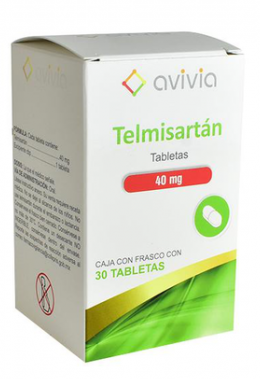 TELMISARTÁN (Avivia) c/30 TABS. 40 MG.