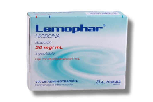 LEMOPHAR Sol. Iny. c/3 AMPTAS. 20 MG/1 ML.