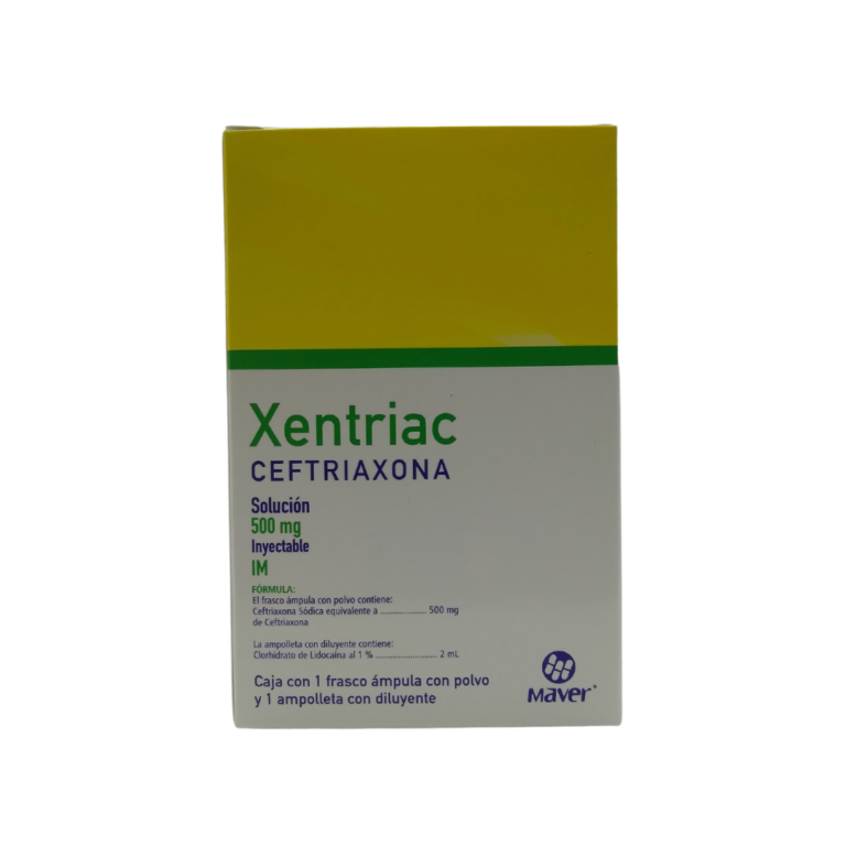 XENTRIAC I.M. Sol. Iny. c/1 FCO. AMP. 500 MG/2 ML.