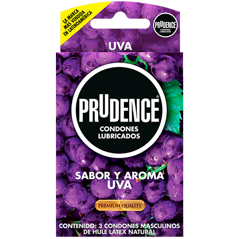 PRUDENCE Sabor y Aroma UVA Blister c/3 Condones.