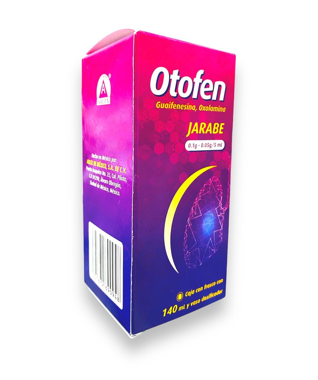 OTOFEN JARABE Fco. 140 ML. 0.1-0.05 G/5 ML.