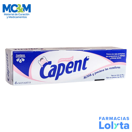 CAPENT POMADA Tubo c/ 45 G. 0.1-25 G/100 G.