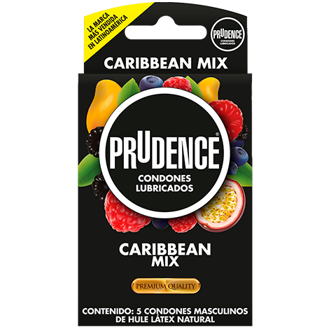 PRUDENCE CARIBBEAN Sabor y Aroma MIX Caja c/ 5 CONDS.