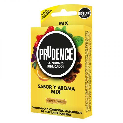 PRUDENCE Sabor y Aroma MIX Blister c/ 5 Condones.