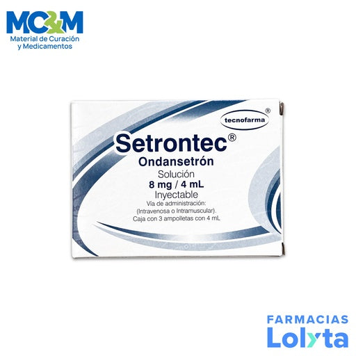 SETRONALIS Sol. Iny. c/3 AMPTAS. 8 MG. 4 ML.