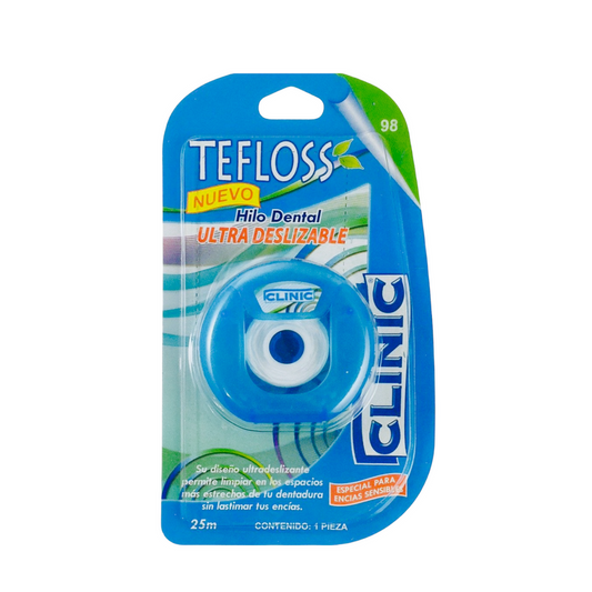 HILO DENTAL (Clinic) TEFLOSS Ultradeslizable Blister c/25 Mts.