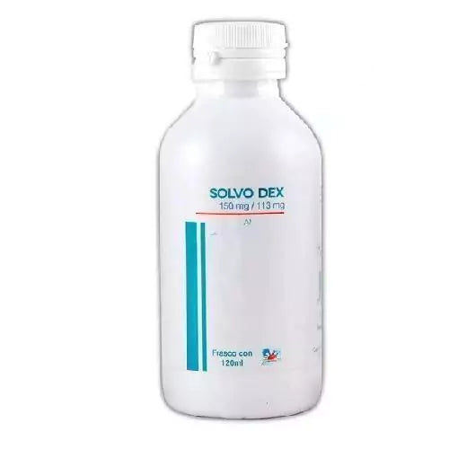 SOLVO DEX JBE. Adulto Fco. 120 ML. 225-225 MG/100 ML.