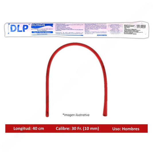 SONDA NÉLATON de LÁTEX (DLP) Long. 40cm. Cal. 30 Fr. c/1 Pza.