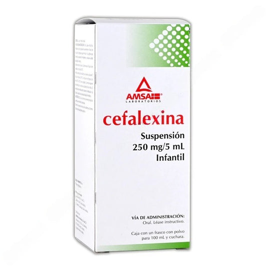 CEFALEXINA (Amsa) SUSP. Fco. 100 ML. 250 MG/5 ML.