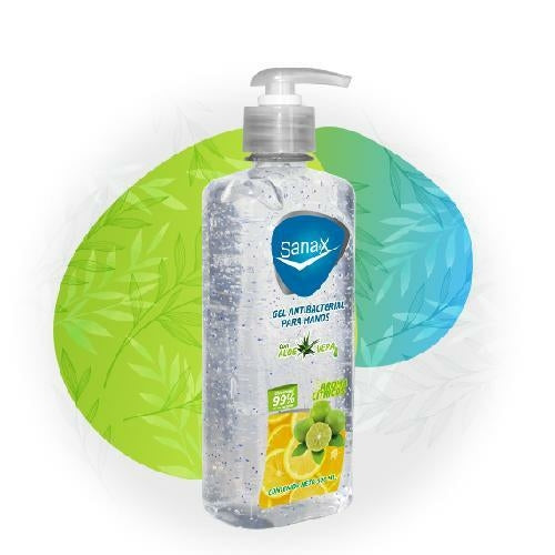 GEL ANTIBACTERIAL p/MANOS al 70% (Sanax) Fco. c/230 ML.