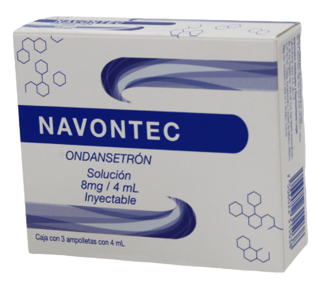 NAVONTEC Sol. Iny. c/3 AMPTAS. 8 MG/4 ML.