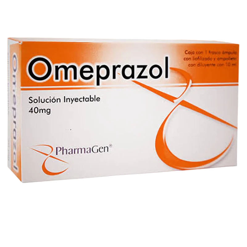 OMEPRAZOL (Pharmagen) Sol. Iny. c/1 FCO. AMP. 40 MG/10 ML.