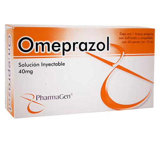 OMEPRAZOL (Pharmagen) Sol. Iny. c/1 FCO. AMP. 40 MG/10 ML.