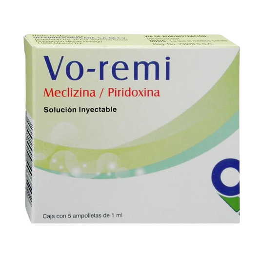 VO-REMI Sol. Iny. c/5 AMPTAS. 25-50 MG/1 ML.