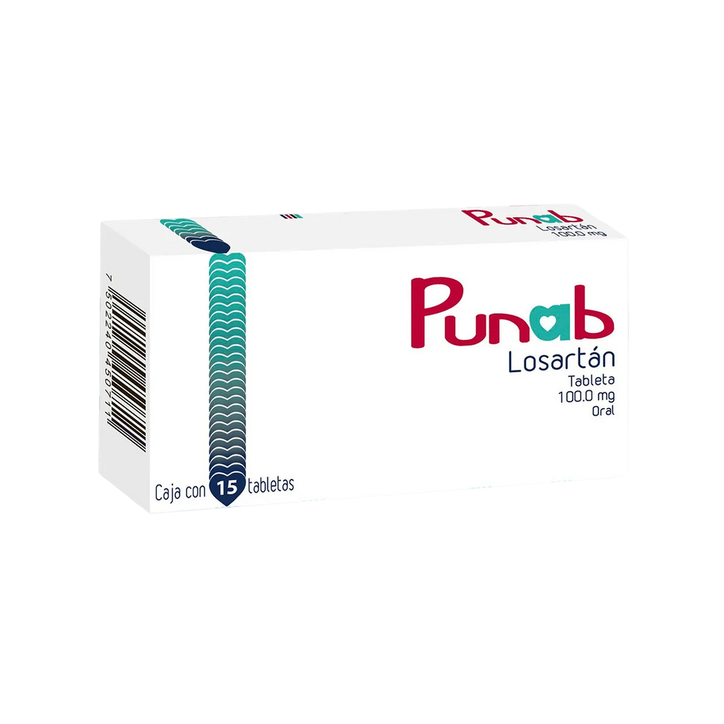 PUNAB c/15 TABS. 100 MG.