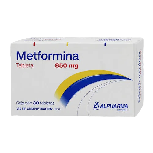 METFORMINA (Alpharma) c/30 TABS. 850 MG.