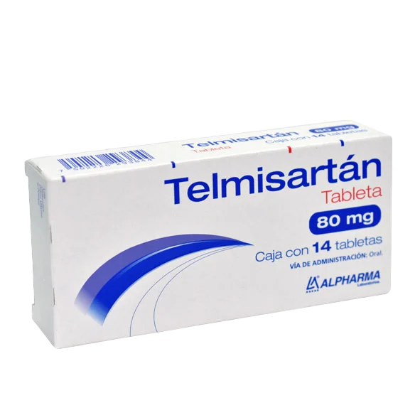 TELMISARTÁN (Alpharma) c/14 TABS. 80 MG.