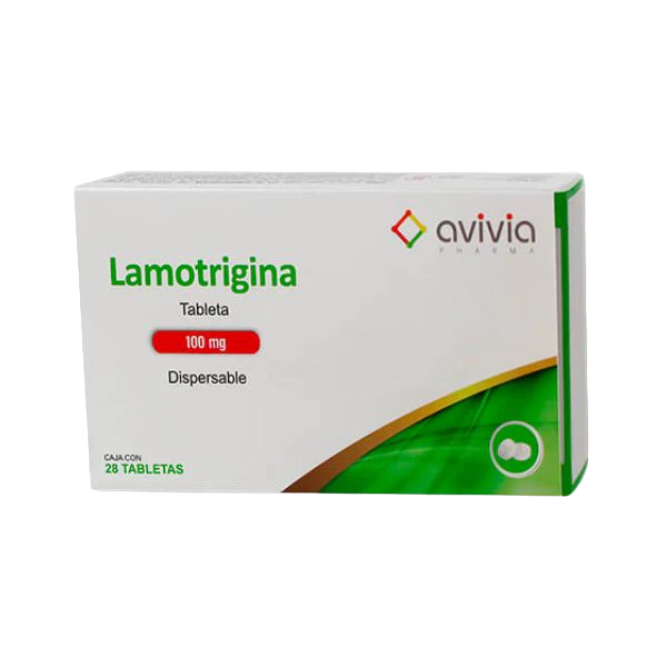 LAMOTRIGINA (Avivia) c/28 TABS. Dispersables 100 MG.