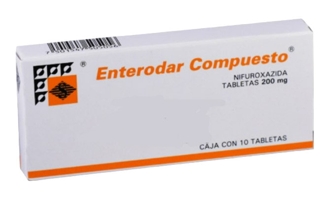 ENTERODAR Compuesto c/10 TABS. 200 MG.