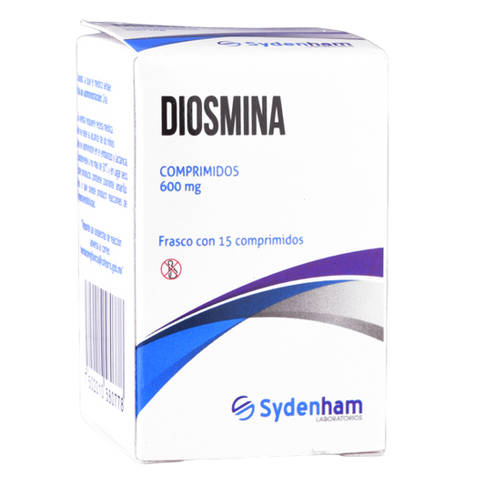 DIOSMINA (Sydenham) c/15 COMPS. 600 MG.