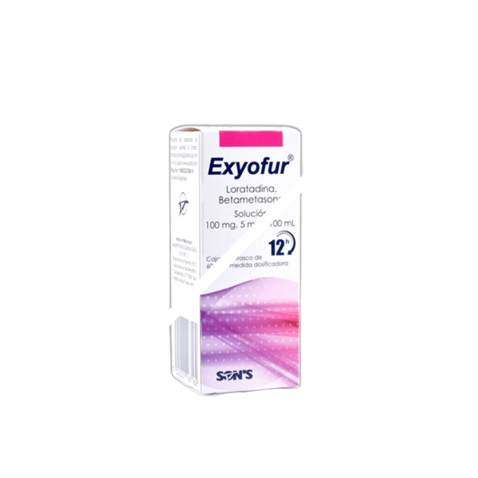 EXYOFUR SOL. 12H Fco 60 ML. 100-5 MG/100 ML.