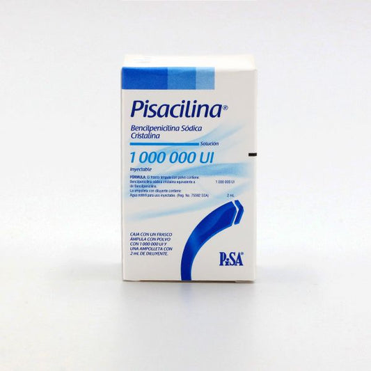 PISACILINA Sol. Iny. c/1 FCO. AMP. 1´000,000 UI/2 ML.