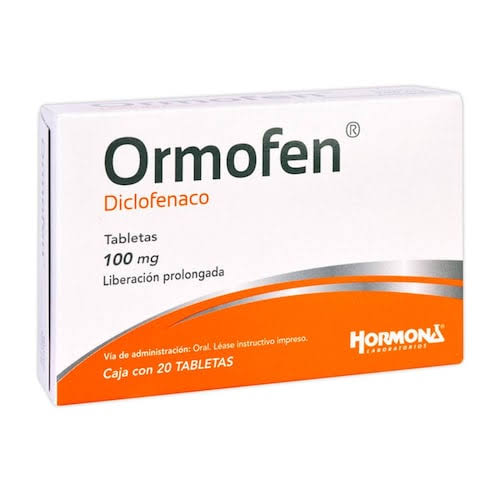 ORMOFEN c/20 TABS. L.P. 100 MG.