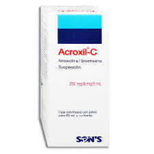 ACROXIL-C SUSP. Fco. 60 ML. 250-8 MG/5 ML.