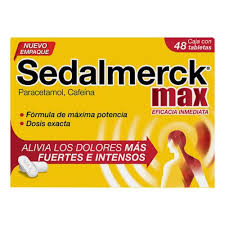 SEDALMERCK MAX c/48 TABS. 650/65 MG.