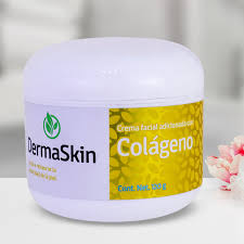 DERMASKIN Crema Facial Humectante Con COLAGENO Tarro c/120 G.