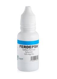 FERDEPSA SOL. Fco. Gotero 15 ML. 125 MG/1 ML.