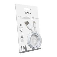 CABLE Eda. USB 2.0 / Sda. V8 2.1A / 2.0 Mts. Mod. CAB178 Col. Blanco.