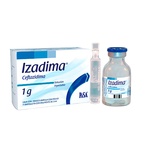 IZADIMA Sol. Iny. IM. ó IV. c/1 FCO. AMP. 1 G/3 ML.