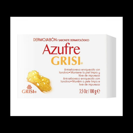 JABÓN de AZUFRE ANTISEBORRÉICO (Grisi) 100 G.