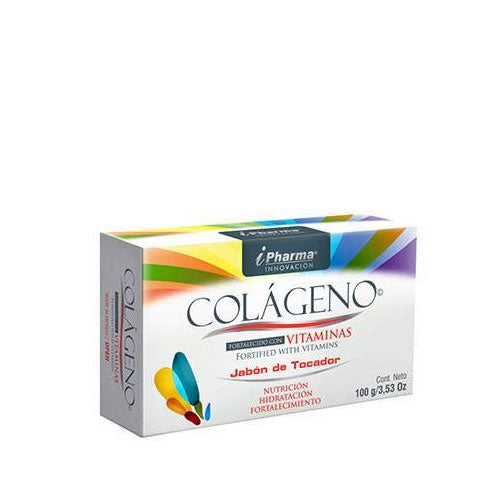 COLÁGENO FORTALECIDO c/VITAMINAS Jabón de Tocador Barra c/100 G.