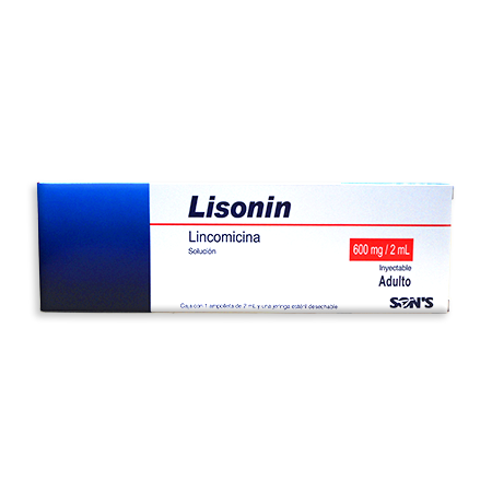 LISONIN Sol. Iny. Adulto c/1 AMPTA. 600 MG/2 ML. y Jeringa.