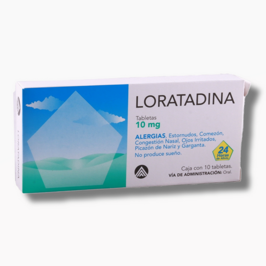 LORATADINA (Medigen) c/10 TABS. 10 MG.