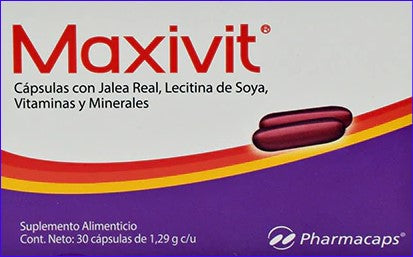 MAXIVIT Caja c/30 CÁPS. 1.29 G.