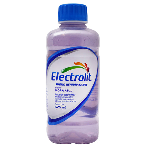 ELECTROLIT Suero Rehidratante SABOR MORA AZUL 625 ML.