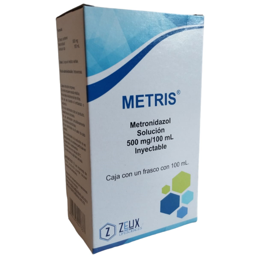 METRIS Sol. Iny. c/1 Fco. 100 ML. 500 MG/100 ML.