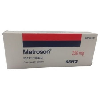 METROSON c/20 TABS. 250 MG.