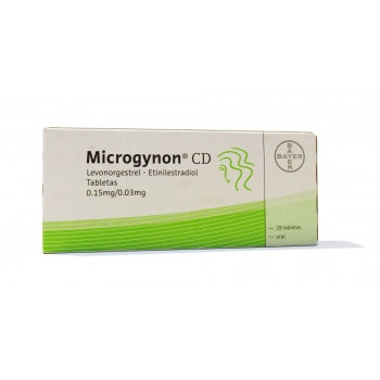 MICROGYNON CD c/28 TABS. 0.15/0.03 MG.