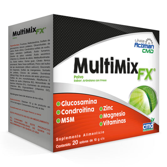 MULTIMIX FX POLVO Sab. Arándano-Fresa c/20 SOBRES 10 G.