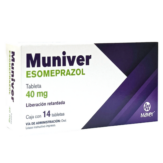 MUNIVER c/14 TABS. Lib. Rtda. 40 MG.