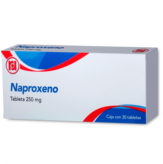 NAPROXENO (Randall) c/30 TABS. 250 MG.