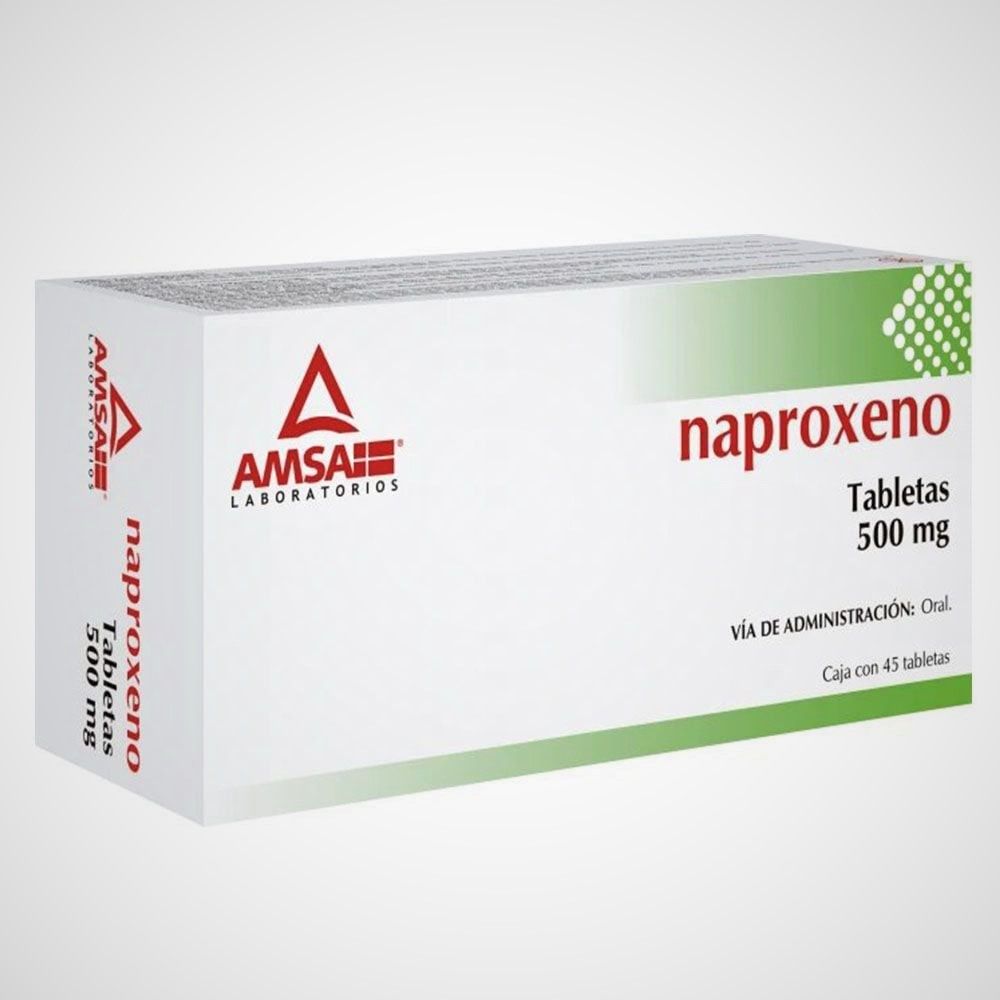 NAPROXENO (Amsa) c/45 TABS. 500 MG.