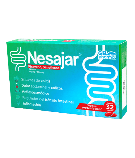 NESAJAR c/32 CAPS. 100/300 MG.